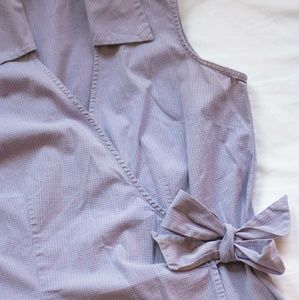 Eddie Bauer crisscross, purple tank